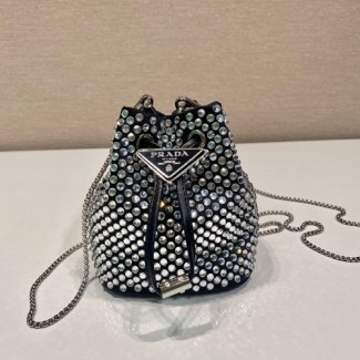 프라다 세틴 미니 파우치 1NR016-5