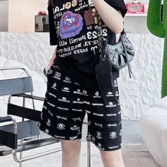 발렌시아가 남여공용 반바지 528793 블랙