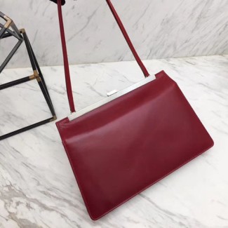 셀린느 신상 클래스프 미듐 숄더백 181283 레드