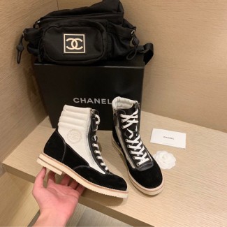 샤넬 신상 앵글부츠 G34287 블랙