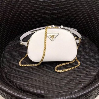 프라다 사피아노 벨트 크로스백 1BL023 화이트