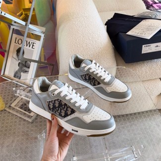 디올&나이키 콜라보 남여공용 로우탑 스니커즈  DN2021 그레이