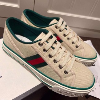 구찌 여성용 구찌 테니스 1977 스니커즈 606110