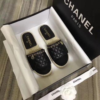 샤넬 18S/S 신상 슬리퍼 G33155 블랙