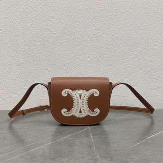 셀린느 트리오페 폴코 백 198263 카멜