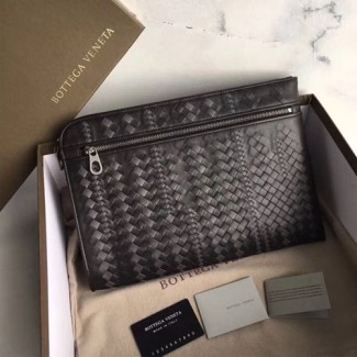 보테가 퍼시픽/토르말린 카프 클러치백 406021 블랙