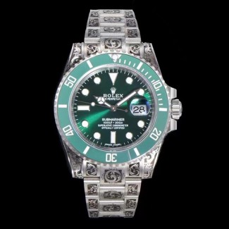 롤렉스 남성용 그린 콤비 R37023 40MM