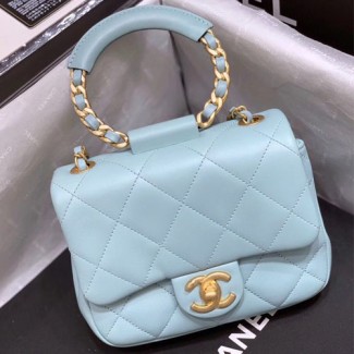 샤넬 신상 스몰 플랩 백 AS1357 블루